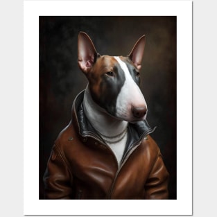 Royal Portrait of a Bull Terrier Posters and Art